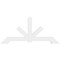 Ekena Millwork Vanguard Architectural Grade PVC Gable Bracket, 60"W x 27 1/2"H x 2"D x 4"F, 11/12 Pitch GBP060X28X0204VAN00 - alternate 5